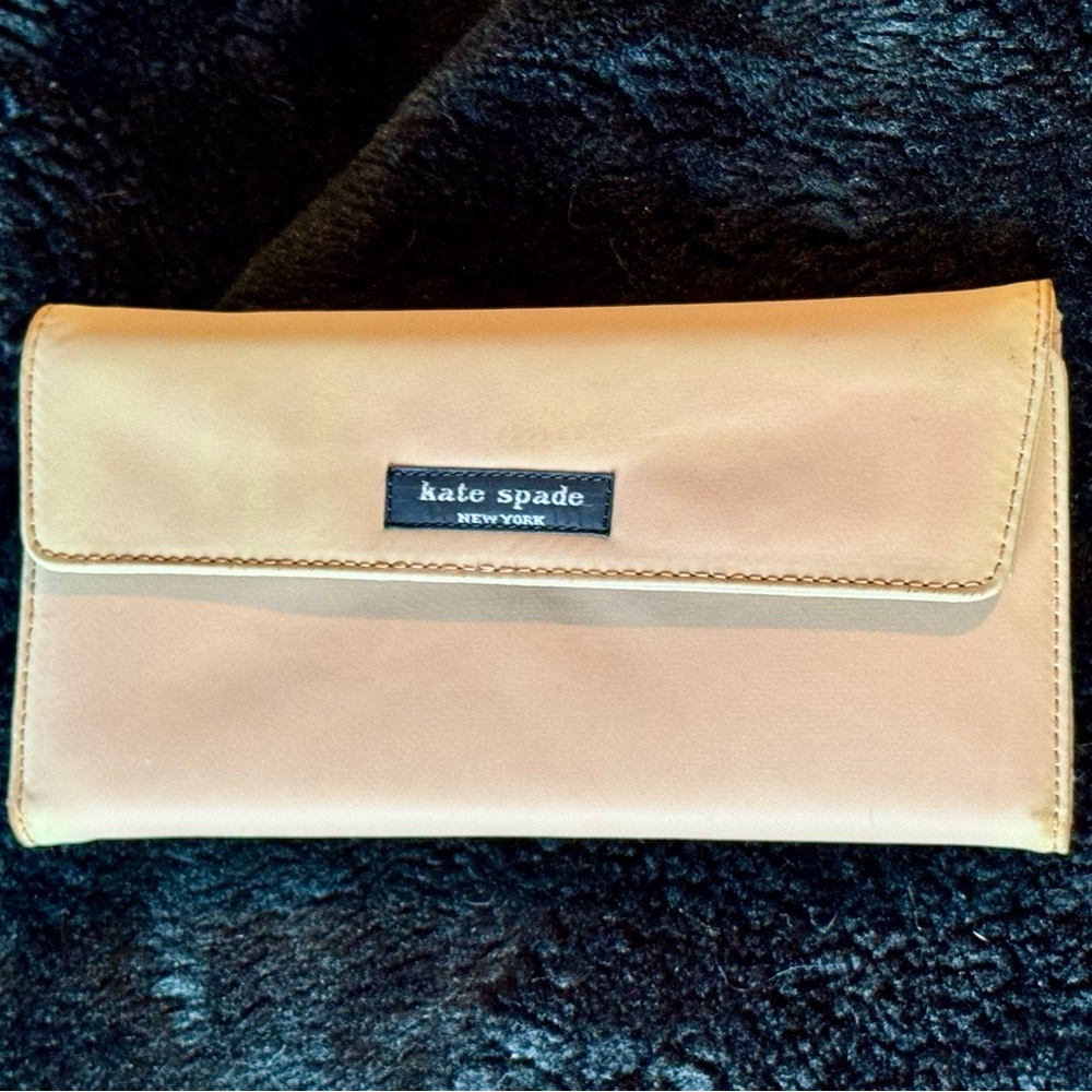 Kate Spade Tan Clutch Wallet